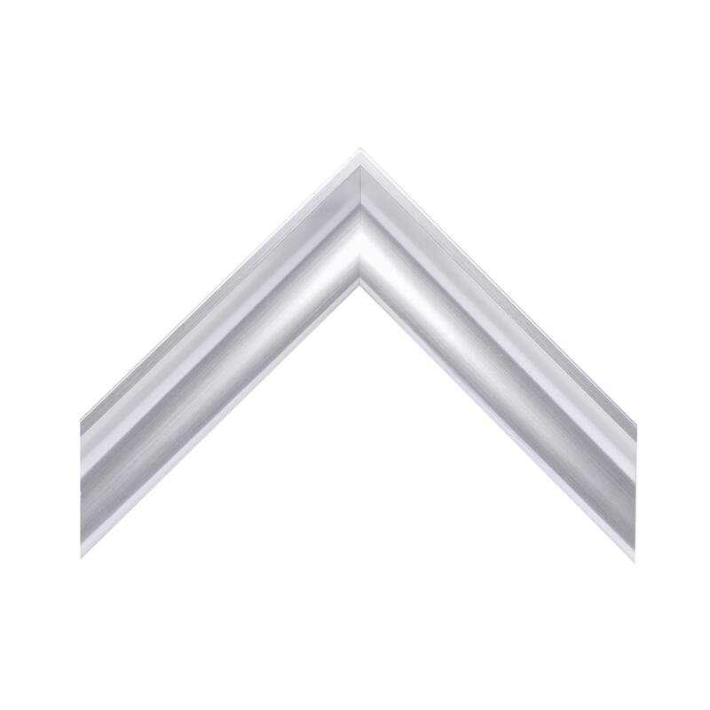 Frame My Mirror Silver Framed Vanity Mirror, Geneva Design