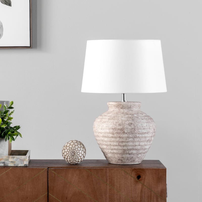 Nuloom Fano 20" Ceramic Table Lamp - 15"W x 15"D x 20"H