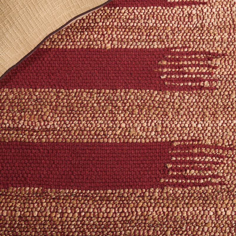 SAFAVIEH Handmade Natural Fiber Julietta Jute & Cotton Rug