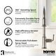 preview thumbnail 4 of 9, Karran Auburn One-Handle Pull Down Dual Function Sprayer Kitchen Faucet