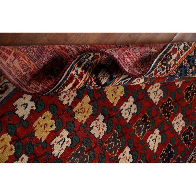 Vegetable Dye Kashkoli Persian Vintage Area Rug Handmade Wool Carpet - 5'1"x 8'4"