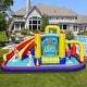 preview thumbnail 2 of 7, Gymax 7-in-1 Inflatable Water Slide Water Park Kids Bounce Castle With
