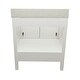 preview thumbnail 131 of 146, Nevado 37" Bathroom Vanity with Cultured Marble Vanity Top Sink in White with White Basin