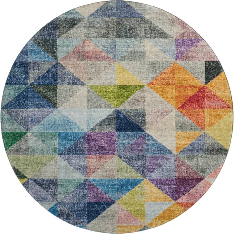 Premium Washable Super Soft Contemporary Mosaic Mayfield Rug