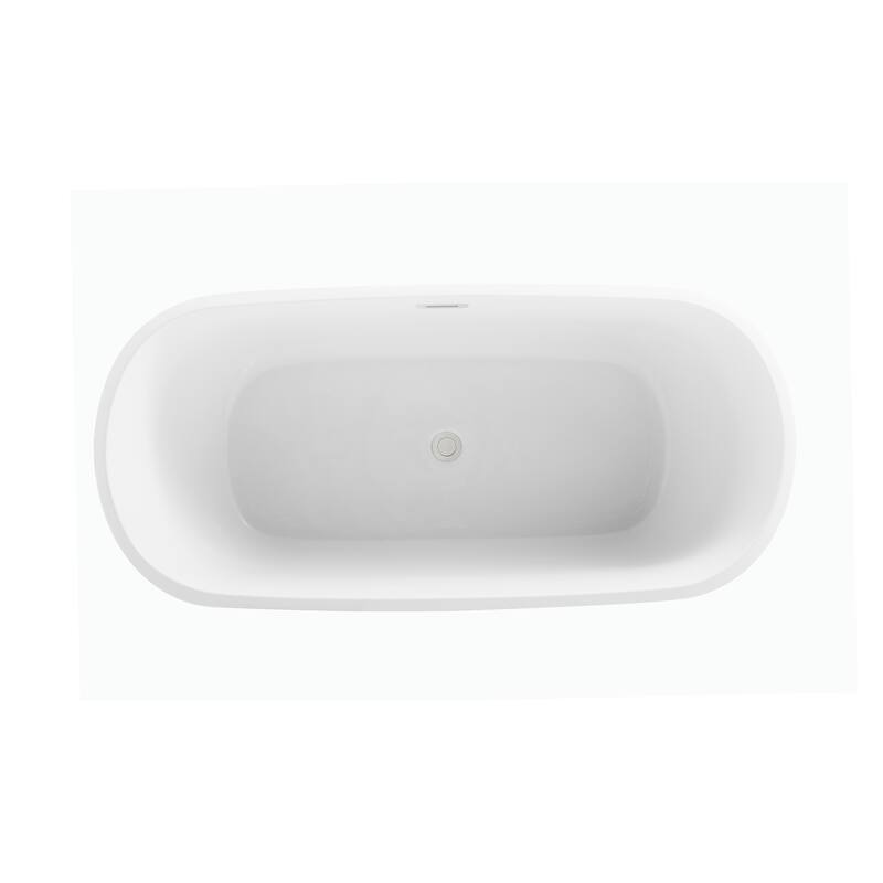 Cameron Soaking Bathtub in Glossy White