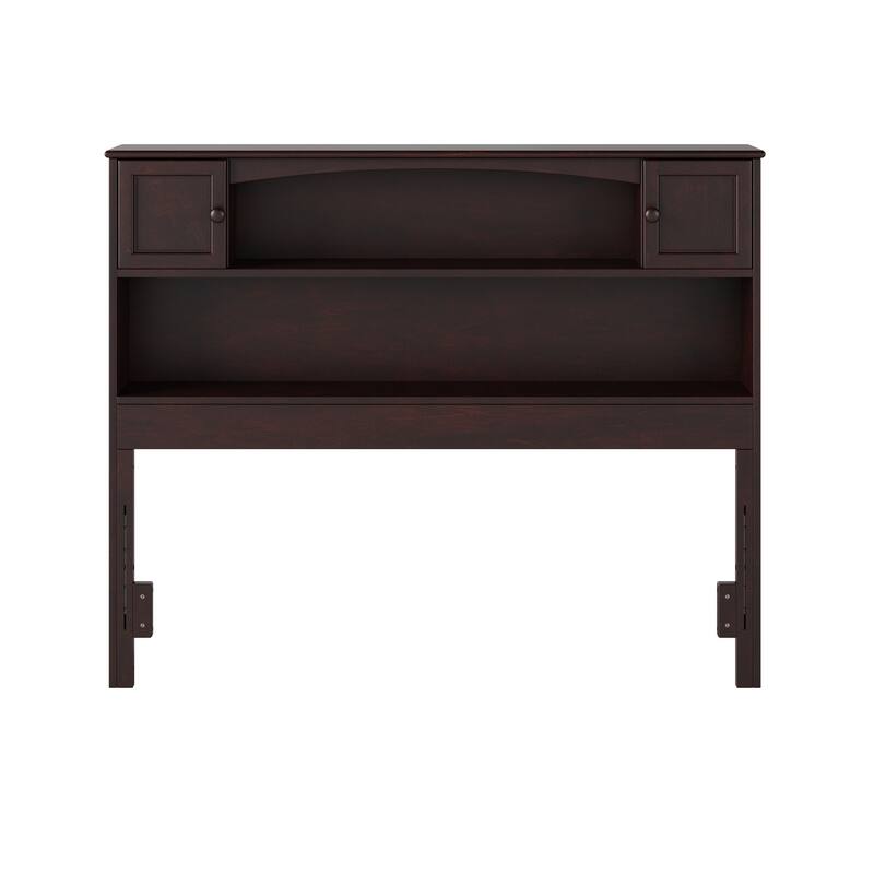 AFI Newport Bookcase Headboard with Attachable Charger