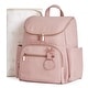 preview thumbnail 11 of 17, Hannah & Sophia Ready to Roam 3-Piece Diaper Bag Set - Backpack Pink