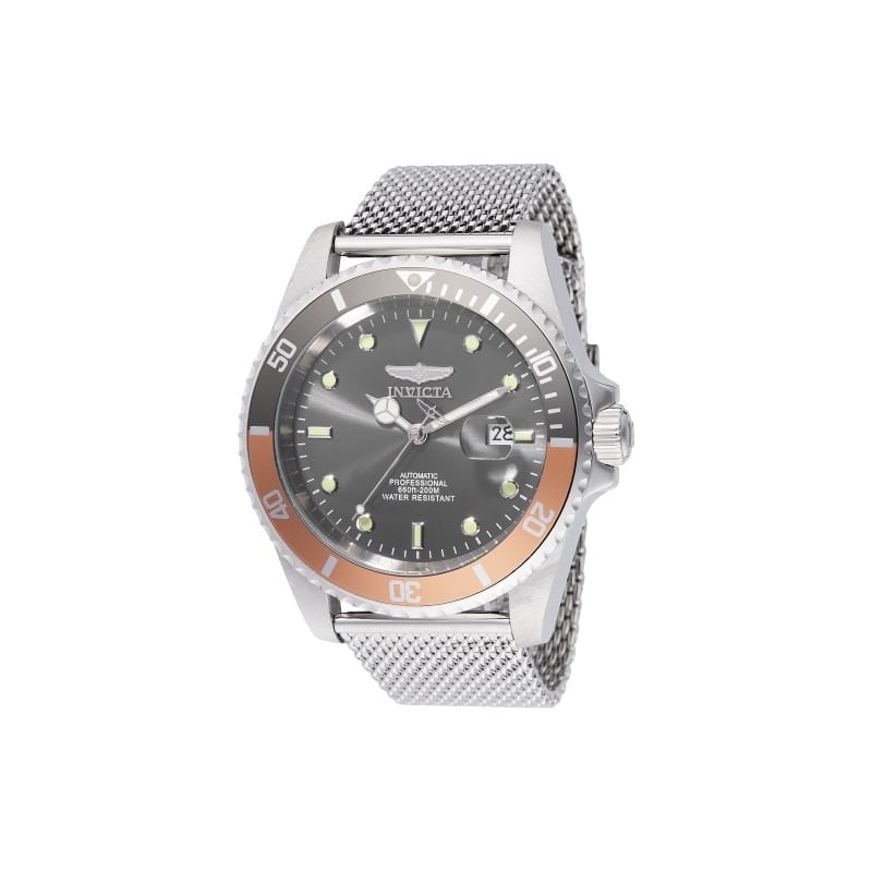 Invicta Men's 48631 Pro Diver Automatic 3 Hand Grey Dial Watch