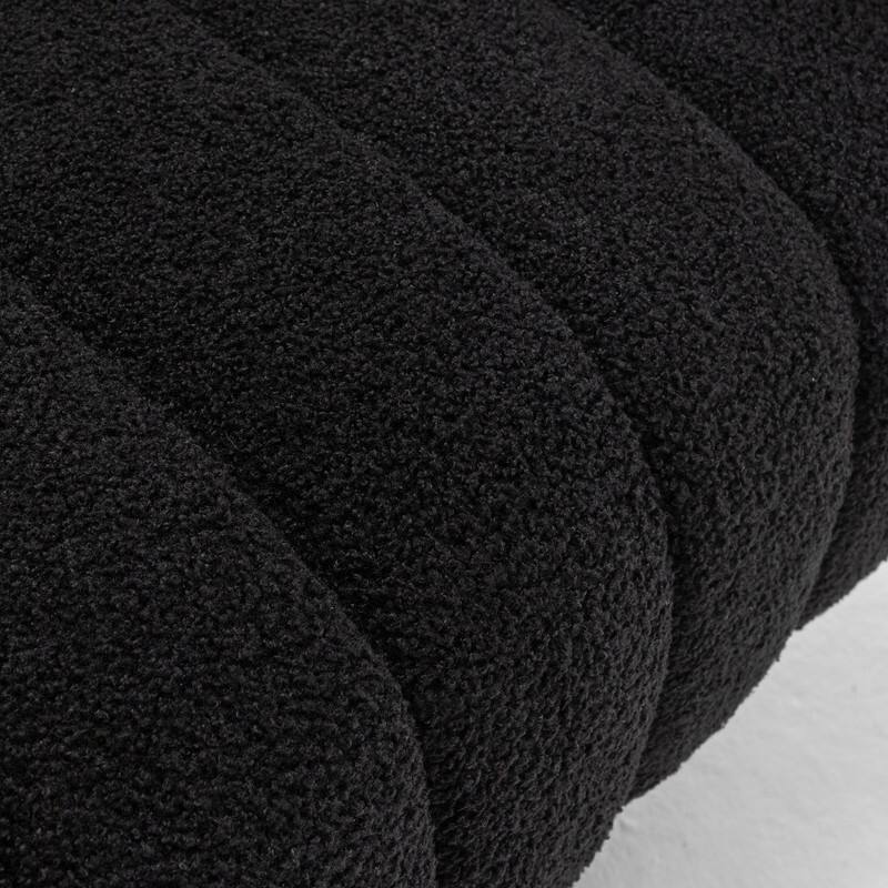 SEYNAR Modern Glam Velvet Upholstered Round Swivel Accent Barrel Chair