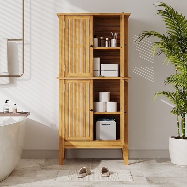 Christopher Knight Home - Kedzie Acacia Wood Outdoor Storage