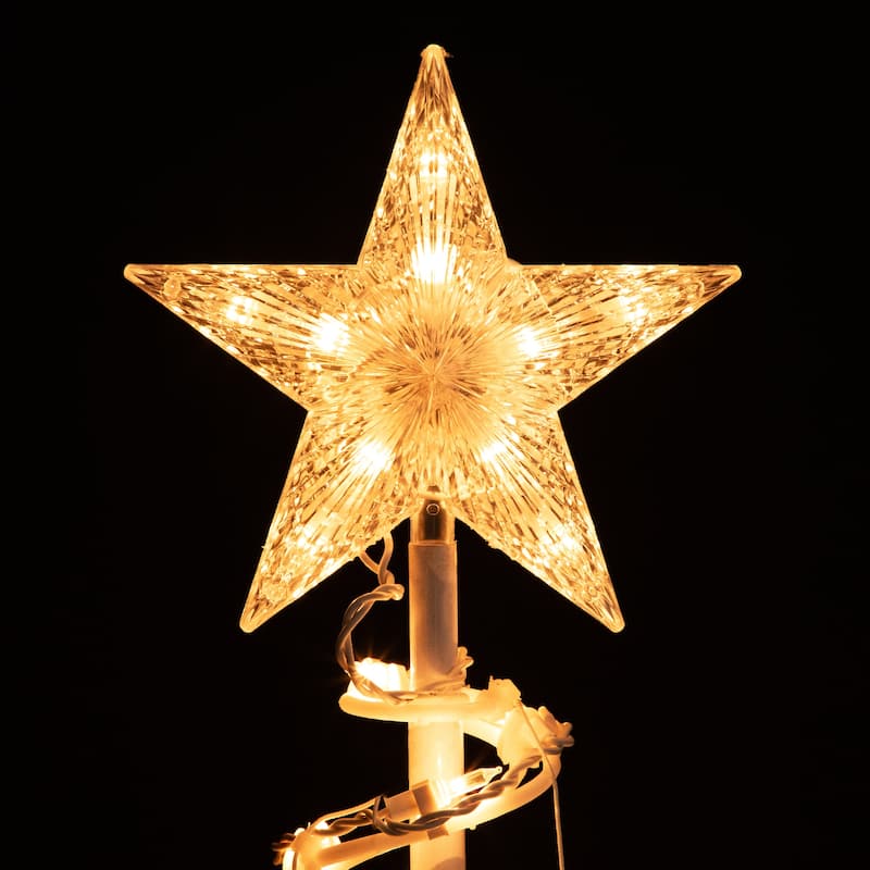 6' Clear Lighted Spiral Cone Tree Outdoor Christmas Decoration