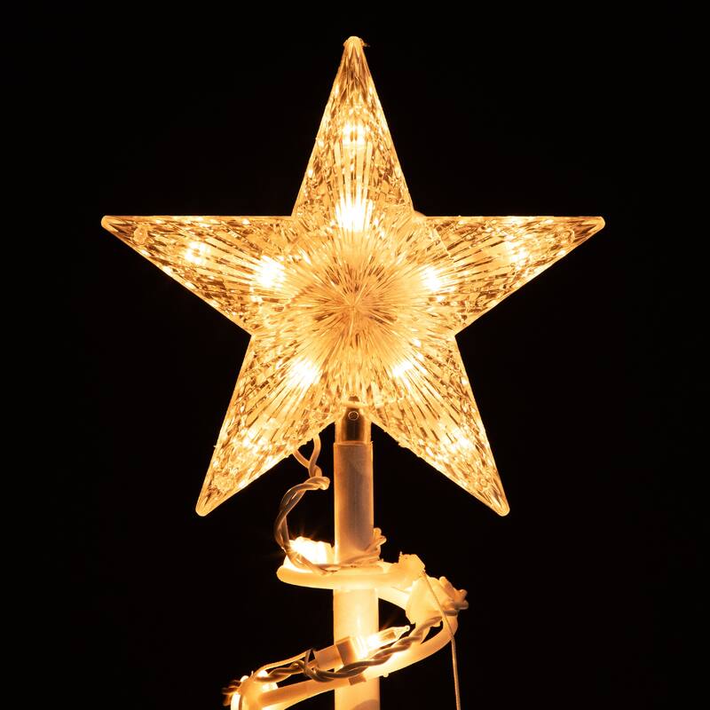 Spiral Cone Tree Lighted Outdoor Christmas Decoration - 6' - Clear Lights - White