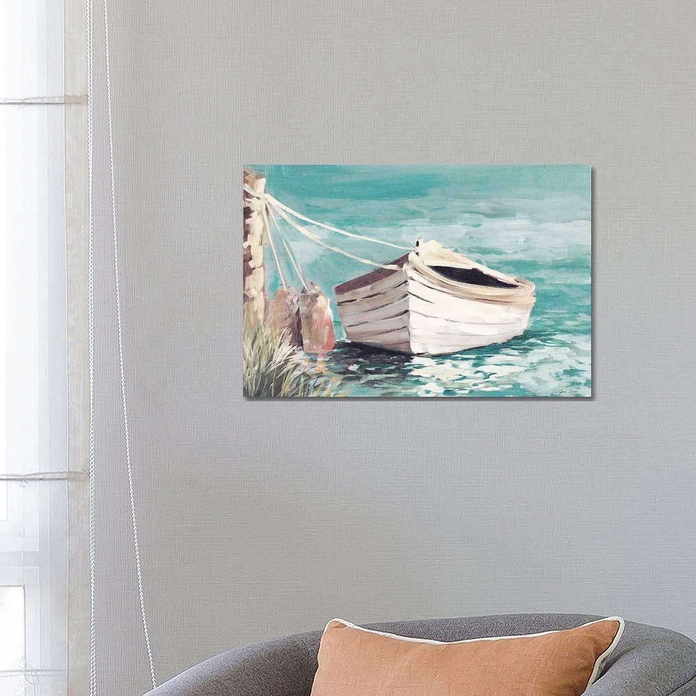 iCanvas "Canoe" by Jane Slivka Canvas Print