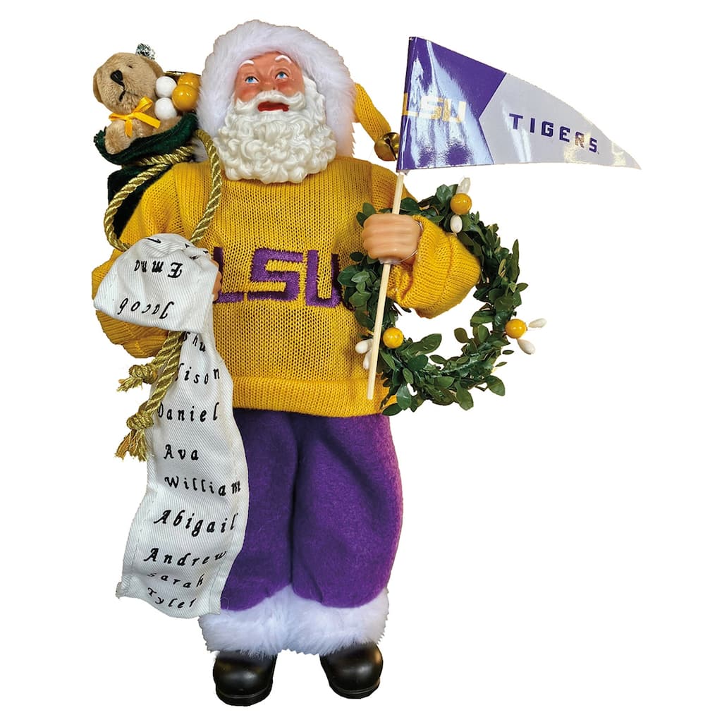 12" LSU Proud Santa