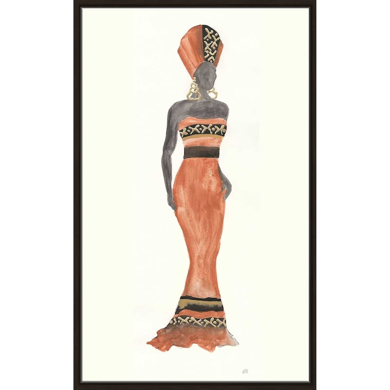 "Global Fashion I" Print on Floating Canvas