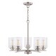 preview thumbnail 2 of 9, Vaxcel Lighting H0314 Park Ridge 5 Light 21" Wide Chandelier