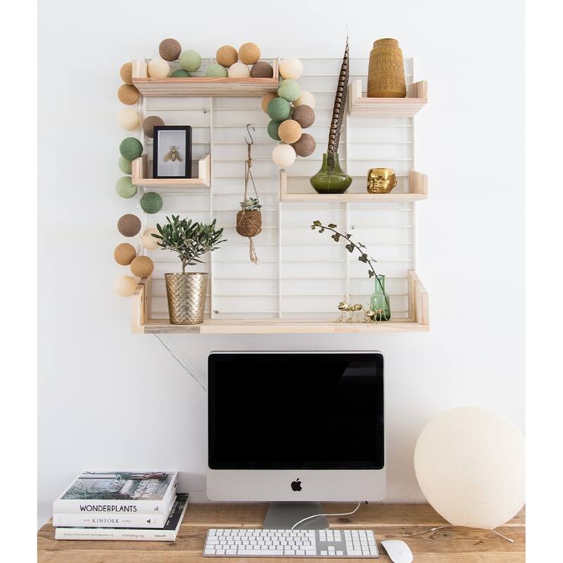 String Light- Forest Green