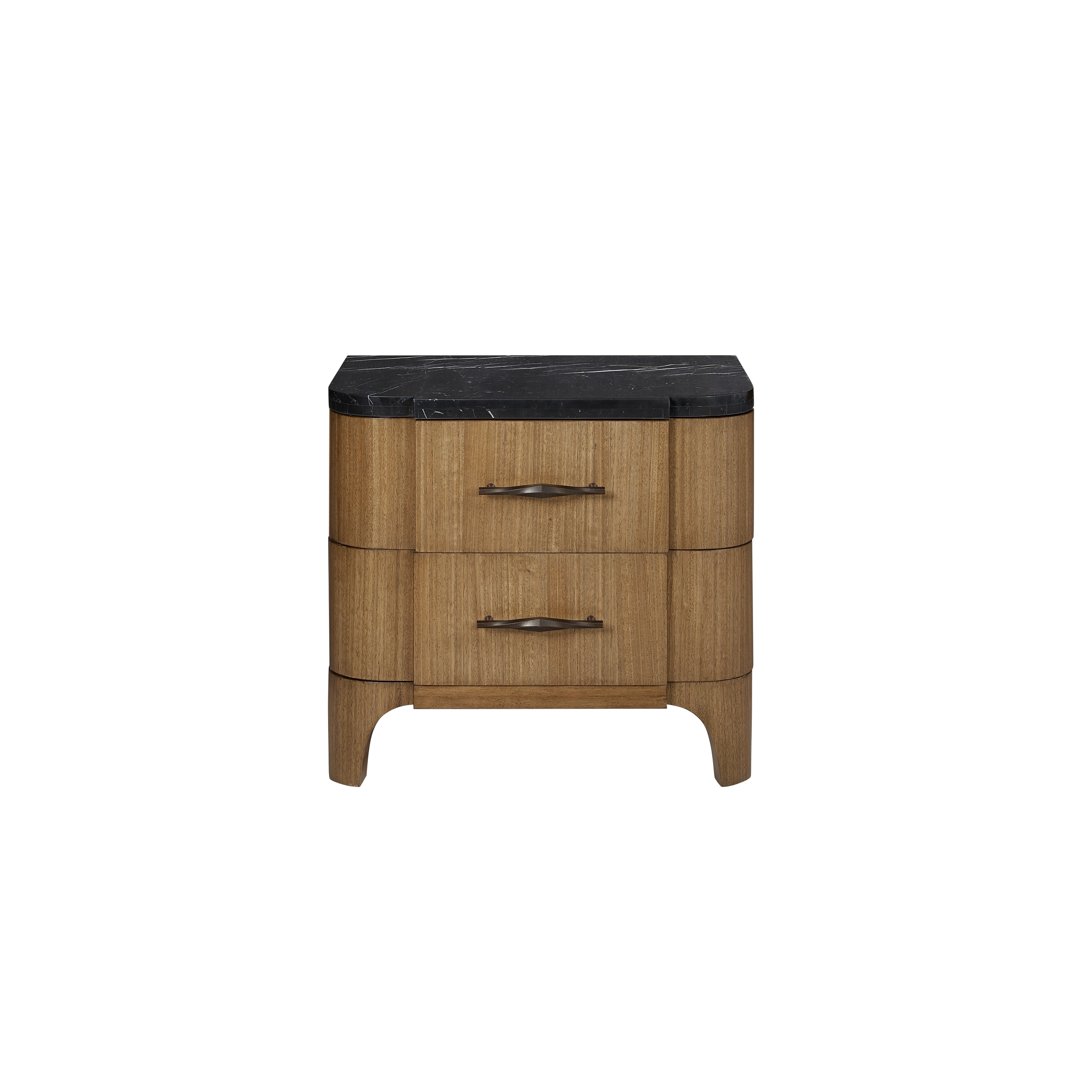 2 Drawer Nightstand (Stone Top)