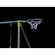 preview thumbnail 6 of 13, Six-Function Swing Set with Net for Outdoor Fun Safe for Kids Green & Blue - 152.49” L x 53.55” W x 70.87” H