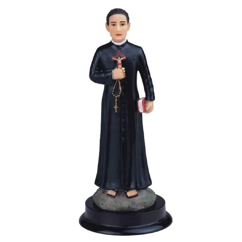 Q-Max 5"H Saint Toribio Romo Statue Toribio Romo Gonzalez Holy Figurine Religious Decoration