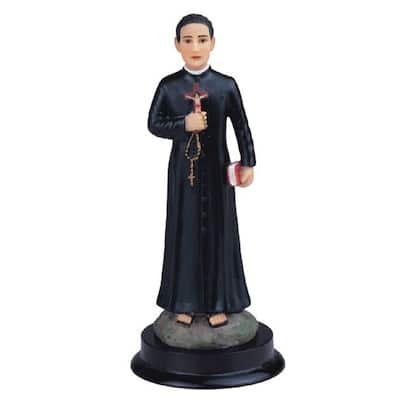 Q-Max 5"H Saint Toribio Romo Statue Toribio Romo Gonzalez Holy Figurine Religious Decoration
