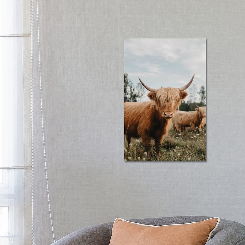iCanvas "Highland Cow" by Chelsea Victoria Canvas Print - 26x18x1.5