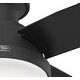 preview thumbnail 9 of 22, Hunter 44" Dempsey Flush Mount Ceiling Fan with LED Light, Handheld Remote - Modern, Contemporary, Transitional, Industrial