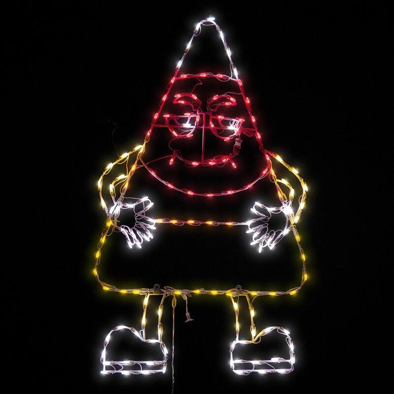 Halloween Lumi's Diabolical Candy Corn Metal Frame