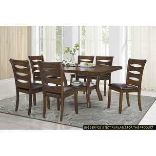 Dining Room 7-Piece Dining Sets with Butterfly Leaf Dining Table and ...