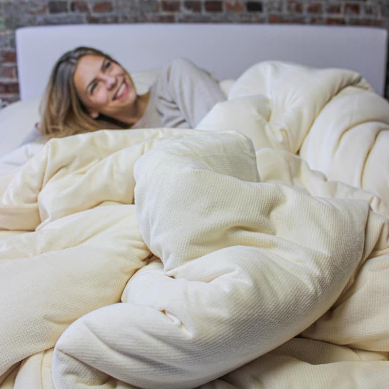 Love Thick® - So Smooth Coma Inducer Oversized Comforter Set - Custard Cream