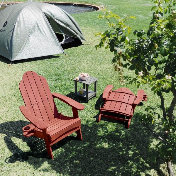 Folding Adirondack Chairs, Poly Fire Pit Weather Resistant, Modern