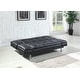 preview thumbnail 2 of 7, Larkin Upholstered Sofa Bed with Metal Legs