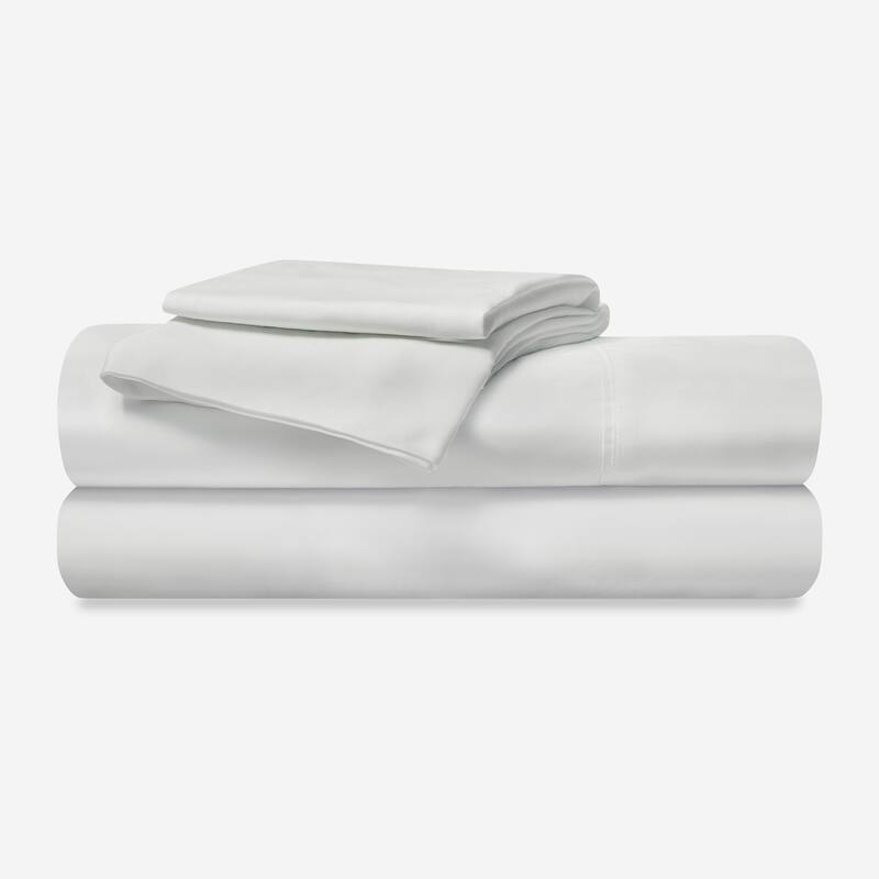 BEDGEAR Basic Sheet Set - Lightweight and Breathable Bedding - Twin - Bright White