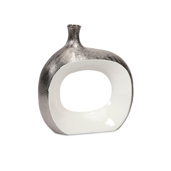IMAX Home 87590 Riley Small Metallic Vase