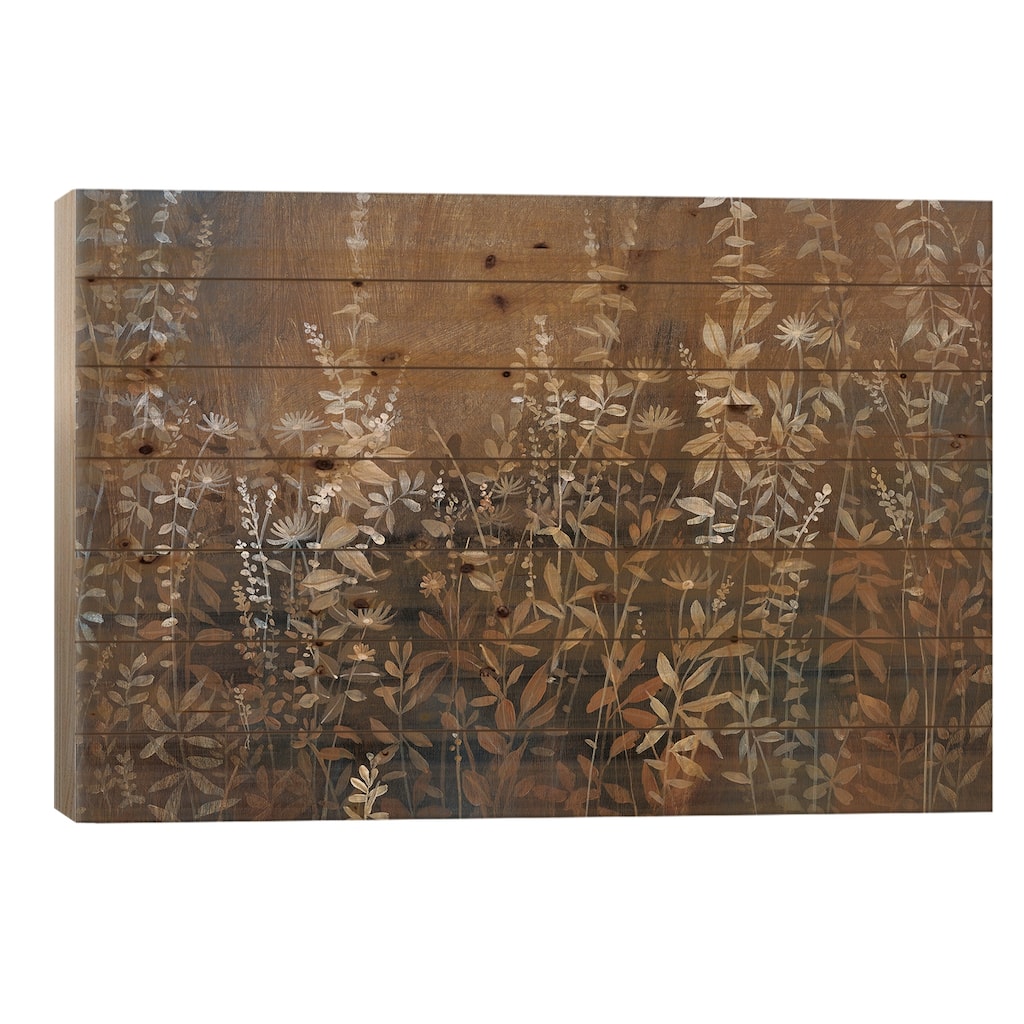 End Of Season I Print On Wood by Tim OToole - Multi-Color