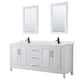 Option White / Giotto Quartz Top / Matte Black Hardware