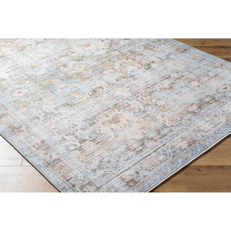 Livabliss Traditional Marlon Border Area Rug
