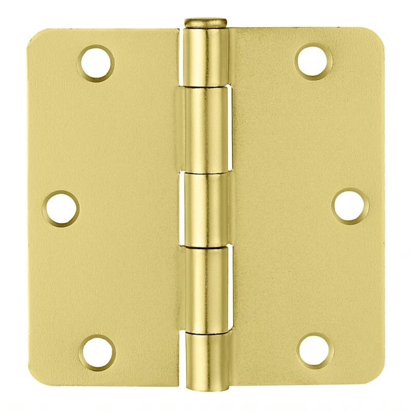 Design House 180672 3-1/2" x 3-1/2" Butt 1/4" Radius Corner Surface