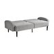 preview thumbnail 5 of 14, Serta Bailey Convertible Sofa in Light Grey Woven Fabric