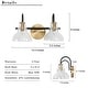 preview thumbnail 33 of 36, Modern 1/2/3/4 Lights Black Gold Bathroom Vanity Light Fixture Farmhouse Wall Sconce Light for Bathroom