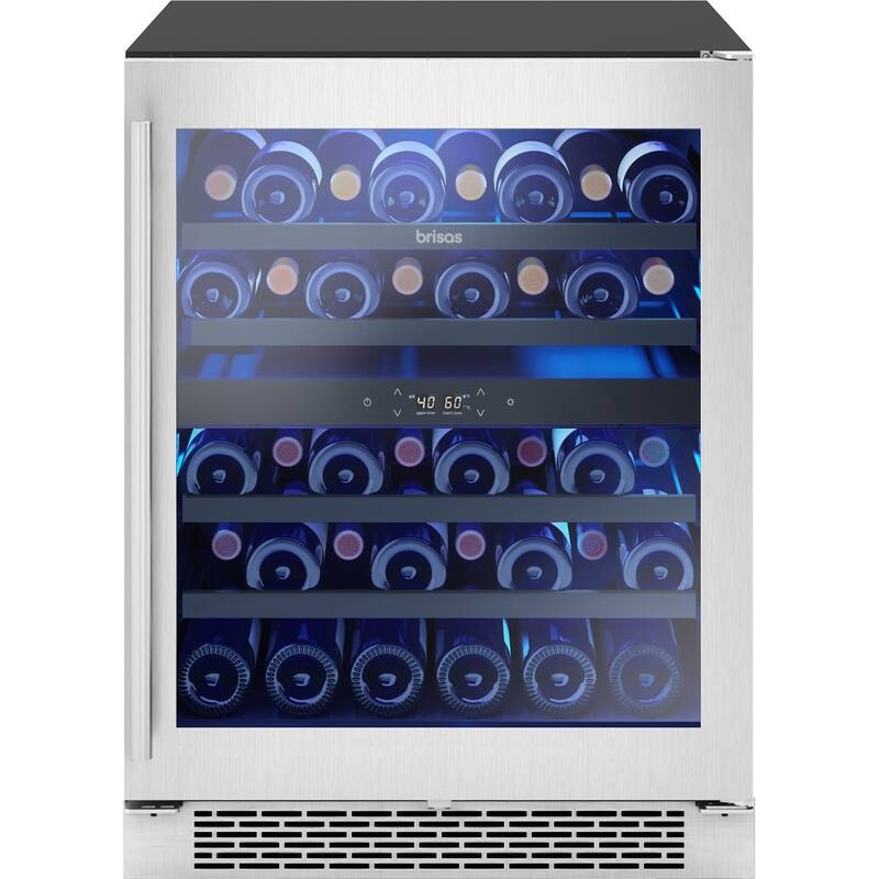 Zephyr BWN24C02AG-ADA 24" Wide 38 Bottle Capacity Built-In / Free - Stainless Steel / Glass