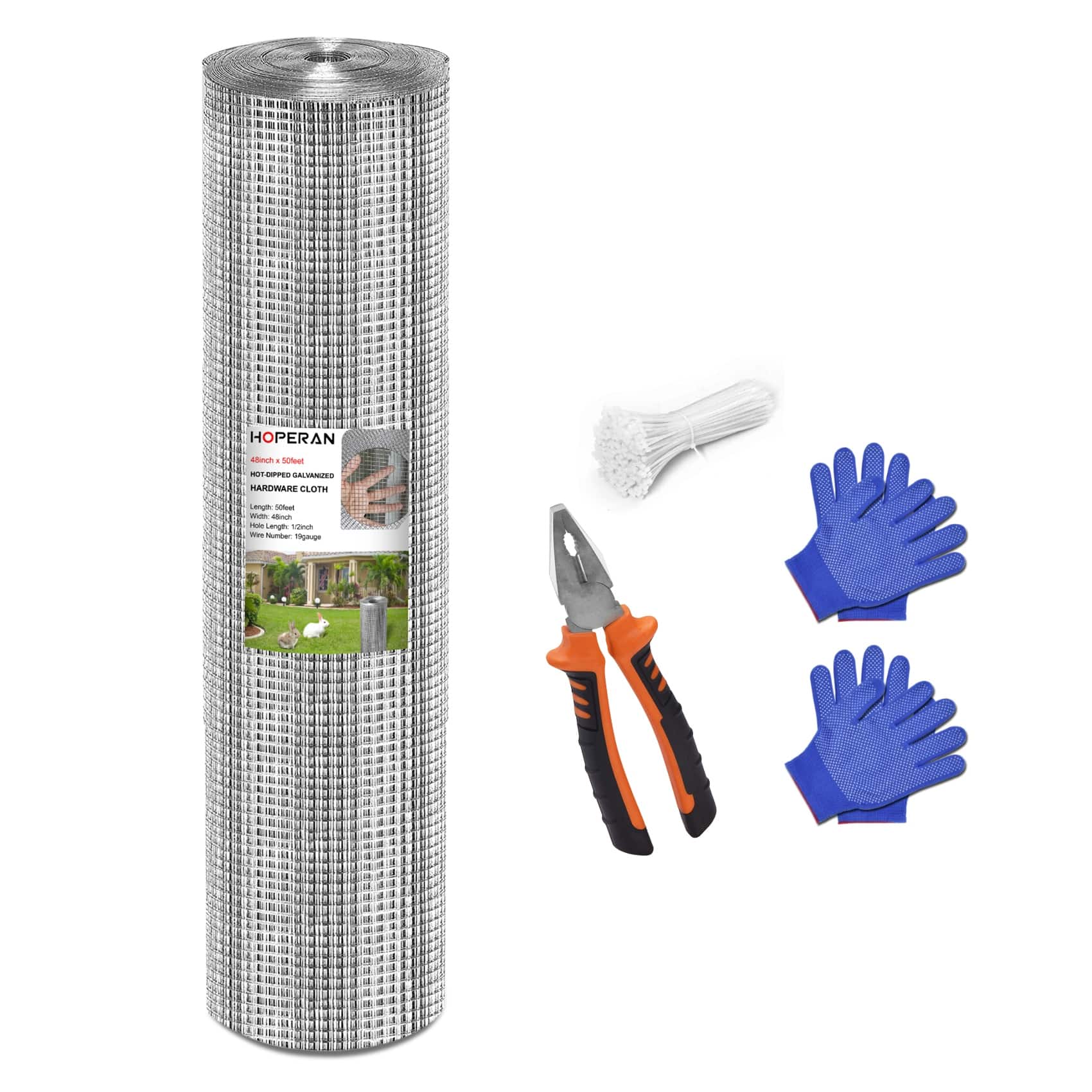 Hardware Cloth 1/2 inch Mesh 19 Gauge Chicken Wire Mesh Hot Dip