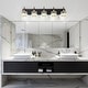 preview thumbnail 44 of 182, 2/3/4-Light Modern Bathroom Crystal Vanity Light Wall Sconces