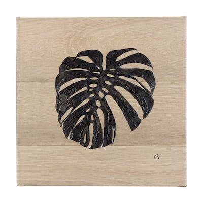 Tropical Leaf I (41 x 41) Canvas Art Print