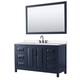 Option Dark Blue / White Quartz Top / Matte Black