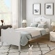 preview thumbnail 14 of 25, Classic Wood Platform Bed with Headboard and Footboard - Durable, Elegant, and Easy to Assemble - A Perfect Bedroom Addition White - Twin