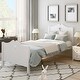 preview thumbnail 2 of 22, Twin Size Platform Bed with Heart-shaped Decoration Headboard and Footboard, Slat Bed Frame with Wood Slat Support