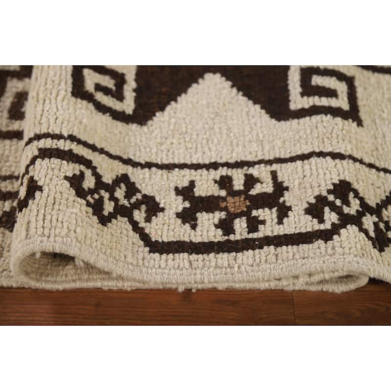 Anatolian Runner Rug Handmade Wool Carpet - 3'0"x 11'9"