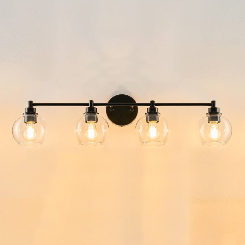 Dimmable Bathroom Vanity Light Globe Glass Shades