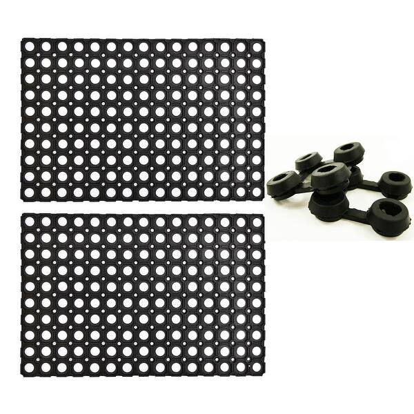 Mats Outdoor Interlocking Rubber Floor Mat Anti Fatigue Overstock 30585304